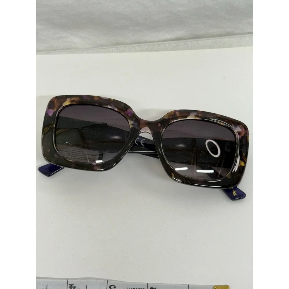 Nine West Women's Sunglasses Brown With Purple Tortoise Shell Very Cute!